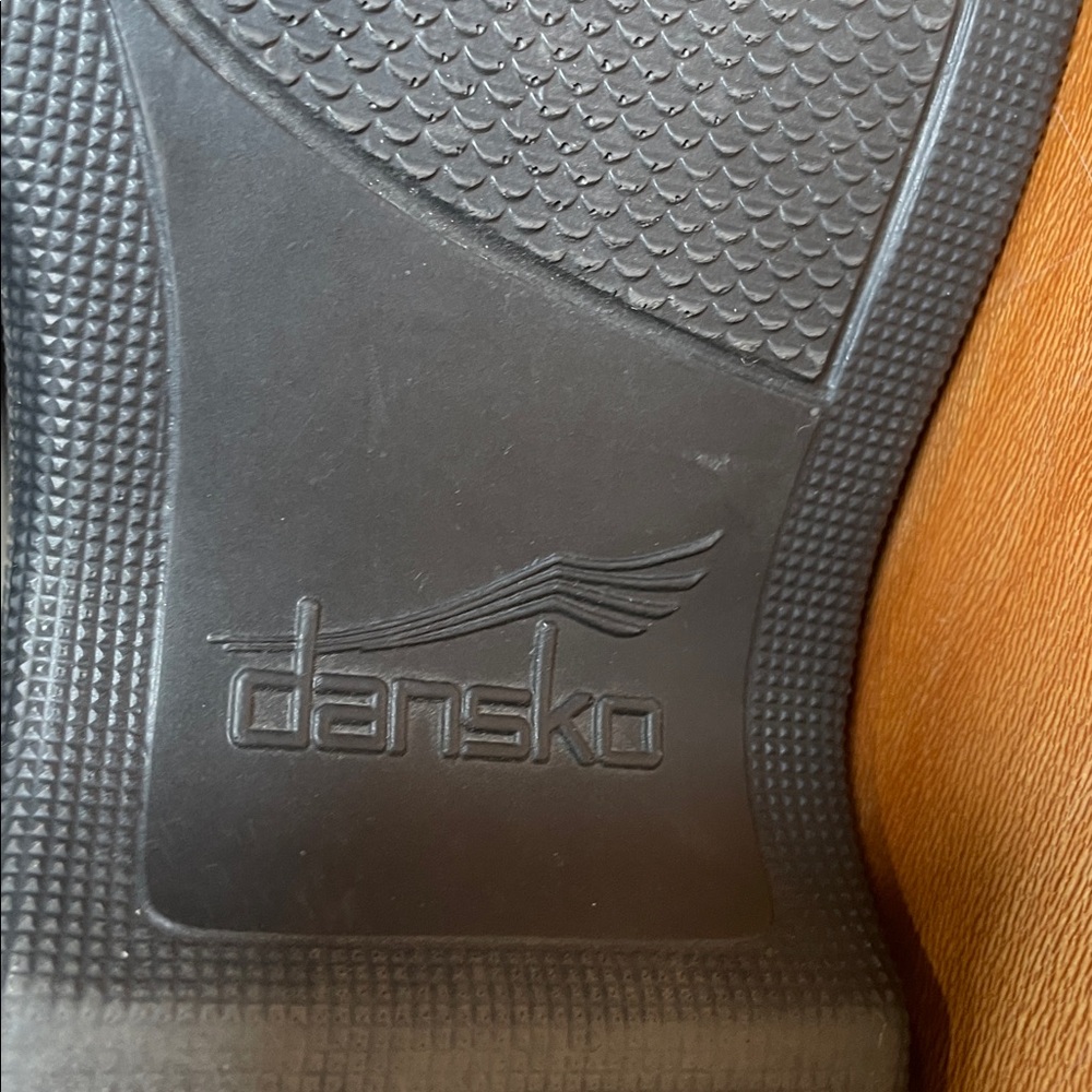 Dansko Patchwork Clogs Mules Comfort Leather Slip… - image 16